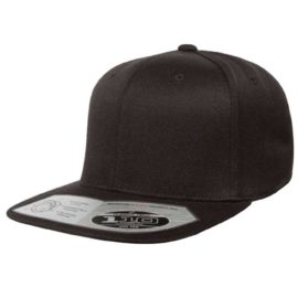 Customize a flat bill flexfit wool blend snapback hat with your logo printed or embroidered at iCustomizeIt.ca.