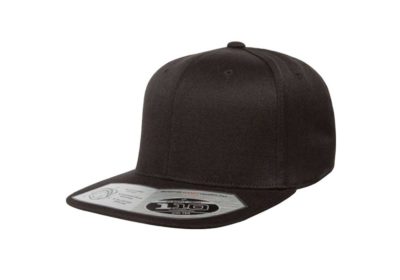 Customize a flat bill flexfit wool blend snapback hat with your logo printed or embroidered at iCustomizeIt.ca.